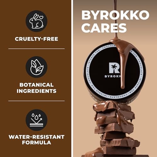 BYROKKO Shine Brown Chocolate Tan Accelerator Cream – Fast Bronzer for Deep, Long-Lasting Glow, 6.8 Fl Oz Avelisse
