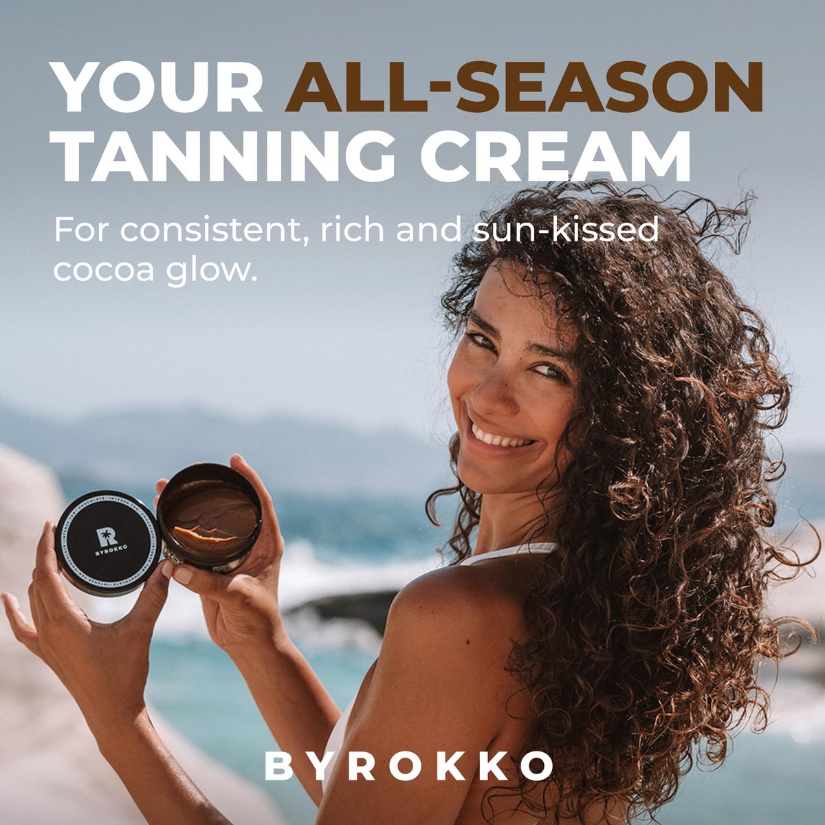 BYROKKO Shine Brown Chocolate Tan Accelerator Cream – Fast Bronzer for Deep, Long-Lasting Glow, 6.8 Fl Oz Avelisse