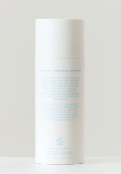 NOTHING FITS BUT Oxygen Bomb Dual Texture Pore Purifying Foaming Gel – Self-Foaming Face Mask & Daily Cleanser with Multi-Peptide & Botanical Oil – K-Beauty Hydrating & Texture Refining, 3.4 Oz Avelisse