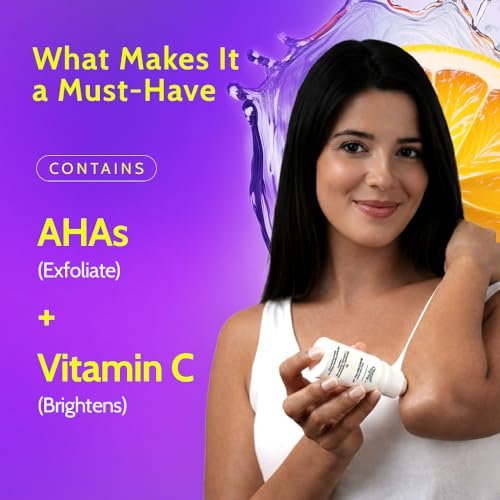 Chemist at Play Roll On Serum For Neck, Knee & Elbow - 6% Vitamin C + Hyaluronic Acid + AHAs + Niacinamide + Ceramides | Exfoliates, Removes Pigmentation, Hydrates Dry Skin | 1.35 oz - görsel 6
