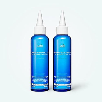 LA'DOR Perfect Hair Fill-Up Filler Duo 100+100 ml - Deep Conditioning Mask with Keratin & Collagen for Moisture and Shine Avelisse
