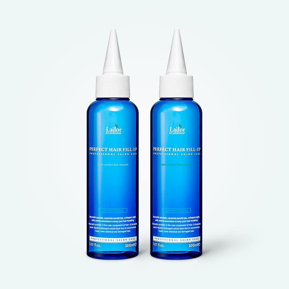 LA'DOR Perfect Hair Fill-Up Filler Duo 100+100 ml - Deep Conditioning Mask with Keratin & Collagen for Moisture and Shine Avelisse