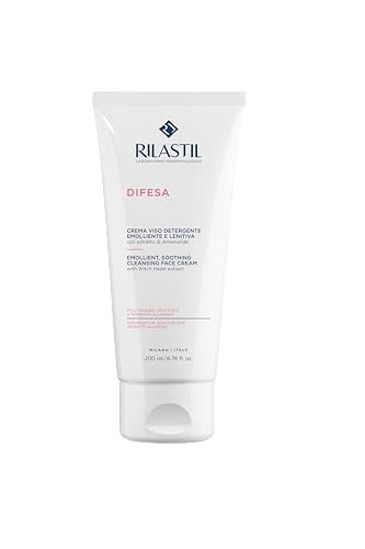 Rilastil Defense Face Cream Emollient and Soothing Cleanser for Sensitive Skin - 200 ml