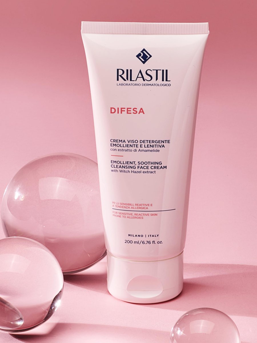 Rilastil Defense Face Cream Emollient and Soothing Cleanser for Sensitive Skin - 200 ml - görsel 3