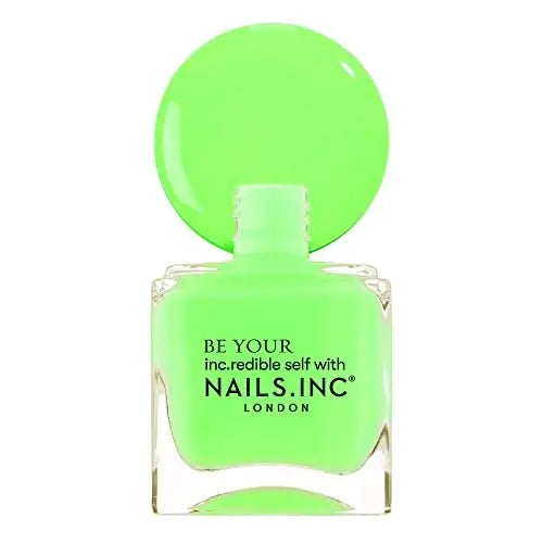 Nails Inc Neon Lite Nail Polish Quad - 4 Neon Glow Enhancing Shades, Fast Drying, Long Lasting, Chip Resistant, Vegan & Cruelty Free Avelisse
