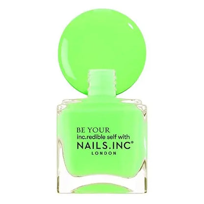 Nails Inc Neon Lite Nail Polish Quad - 4 Neon Glow Enhancing Shades, Fast Drying, Long Lasting, Chip Resistant, Vegan & Cruelty Free Avelisse