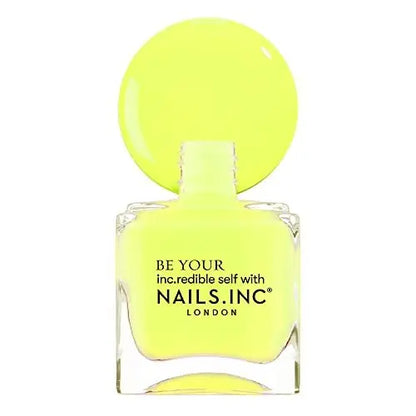 Nails Inc Neon Lite Nail Polish Quad - 4 Neon Glow Enhancing Shades, Fast Drying, Long Lasting, Chip Resistant, Vegan & Cruelty Free Avelisse