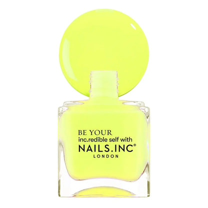 Nails Inc Neon Lite Nail Polish Quad - 4 Neon Glow Enhancing Shades, Fast Drying, Long Lasting, Chip Resistant, Vegan & Cruelty Free Avelisse