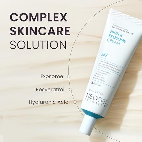 NEOGEN by DERMALOGY High R Exosome Cream – Hydrating Face Moisturizer with Hyaluronic Acid, Peptides & Resveratrol – Korean Skincare for Nourishment & Elasticity, 1.36 fl oz Avelisse