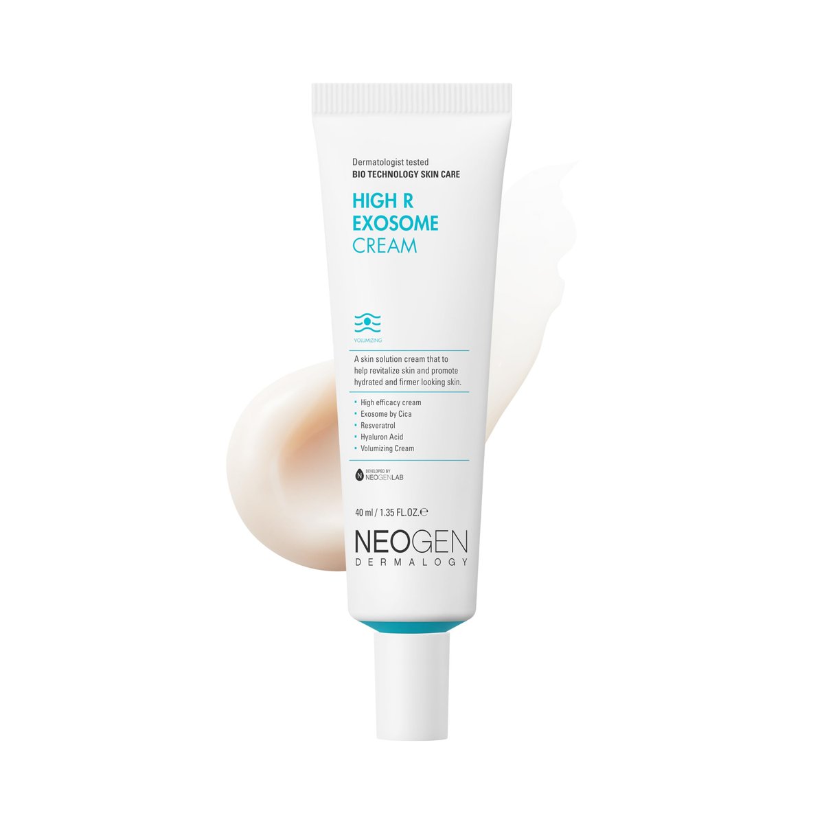 NEOGEN by DERMALOGY High R Exosome Cream – Hydrating Face Moisturizer with Hyaluronic Acid, Peptides & Resveratrol – Korean Skincare for Nourishment & Elasticity, 1.36 fl oz Avelisse