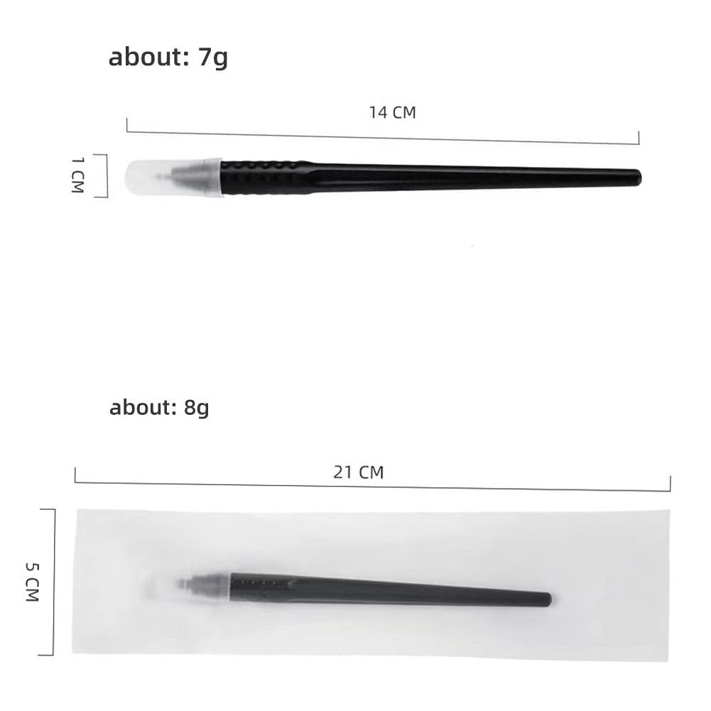 ALIWOD Disposable Microblades Pen, U18, 10 Pack, 0.18mm (18u) for Eyebrow Microblading Supplies Avelisse