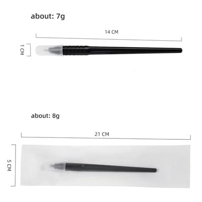 ALIWOD Disposable Microblades Pen, U18, 10 Pack, 0.18mm (18u) for Eyebrow Microblading Supplies Avelisse