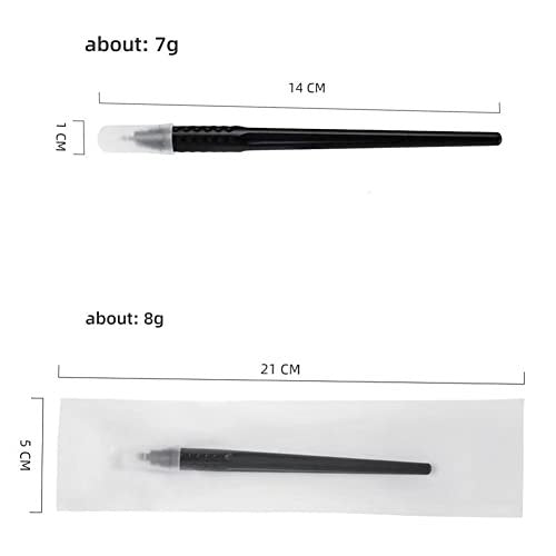 ALIWOD Disposable Microblades Pen, U18, 10 Pack, 0.18mm (18u) for Eyebrow Microblading Supplies Avelisse