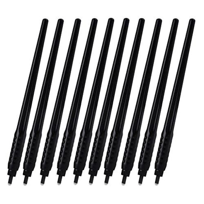 ALIWOD Disposable Microblades Pen, U18, 10 Pack, 0.18mm (18u) for Eyebrow Microblading Supplies Avelisse