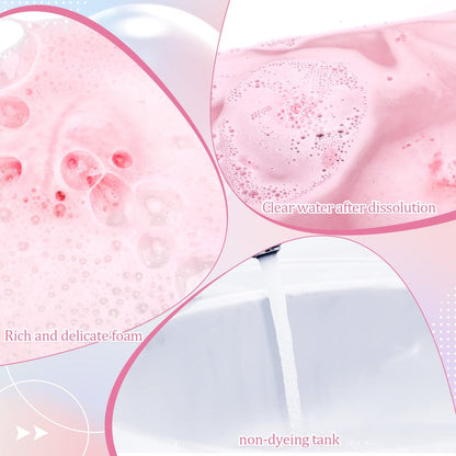 Demissle 20-Pack Mini Bath Bombs - 0.53 oz Each, Pink Glitter Fizzies for Relaxing Spa Baths, Women's Gift Set Avelisse