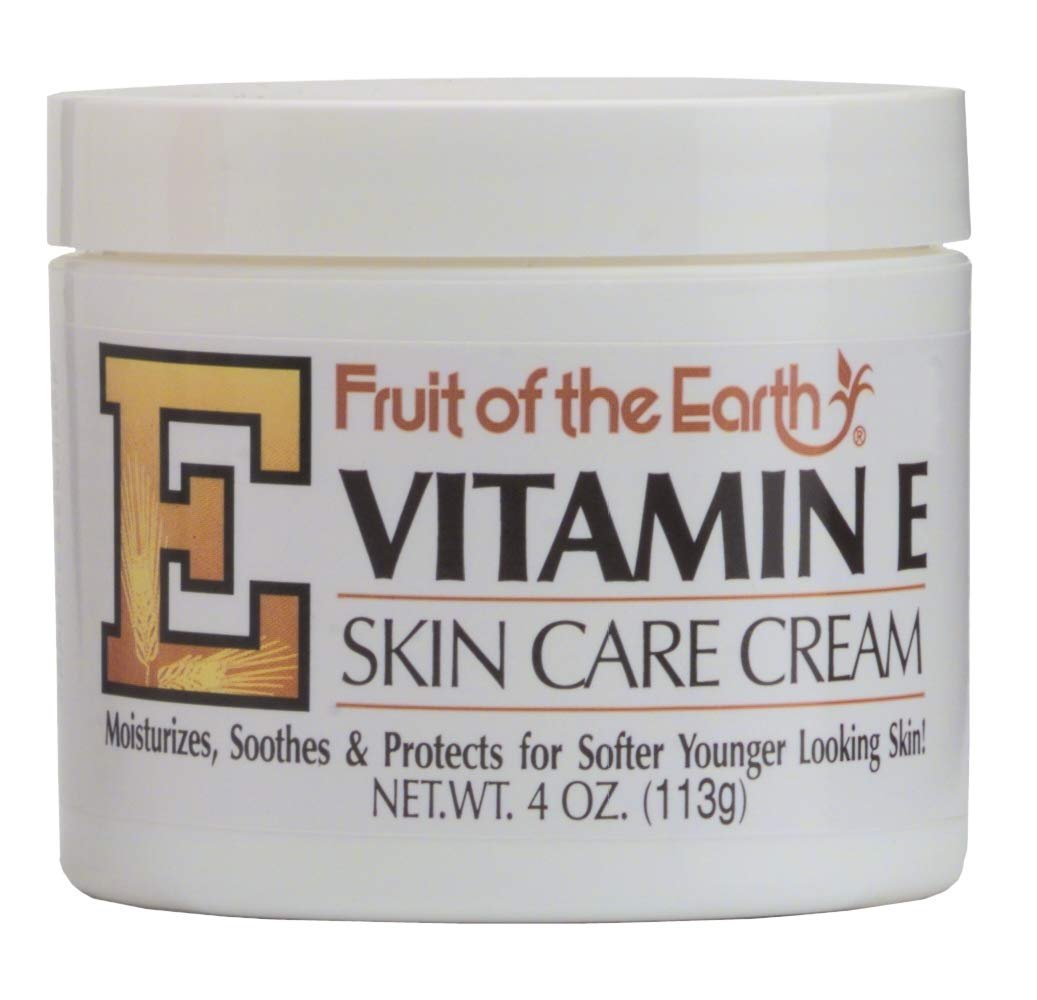 Fruit of the Earth E Skin Care Cream 4 oz - Intensive Moisturizer for Dry Skin - görsel 1