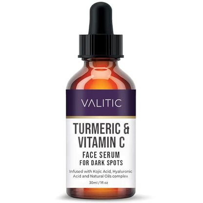 VALITIC Vitamin C Serum - Anti Aging Dark Spot Remover with Niacinamide, Hyaluronic Acid, Collagen - Brightening Face Serum 1 fl oz