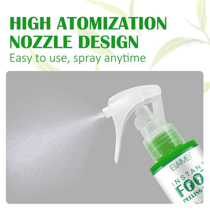 Green Tea Hydrating Foot Peel Spray - Instantly Remove Dead Skin, 3.38 Fl Oz