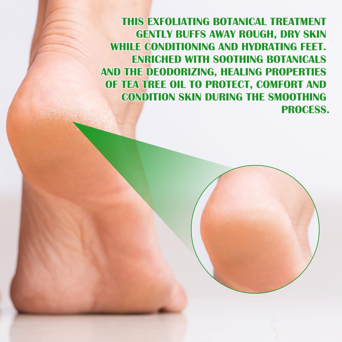 Green Tea Hydrating Foot Peel Spray - Instantly Remove Dead Skin, 3.38 Fl Oz - görsel 7