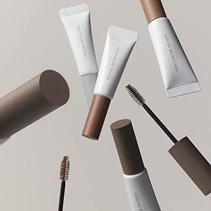 rom&nd HAN ALL BROW CARA 03 Modern Beige – Natural Eyebrow Lightening Mascara for Dark Brows, Long-Lasting Fluffy Finish