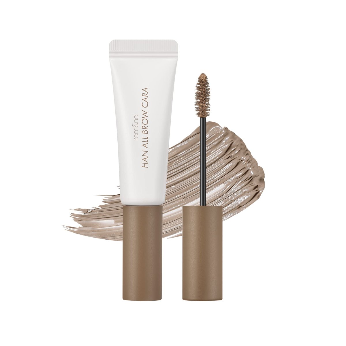 rom&nd HAN ALL BROW CARA 03 Modern Beige – Natural Eyebrow Lightening Mascara for Dark Brows, Long-Lasting Fluffy Finish - görsel 1