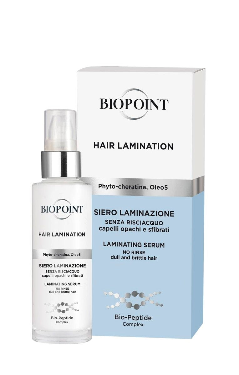 BIOPOINT Hair Lamination Step 3 Laminating Serum for Damaged Hair - 50 ml (1.6 Fl Oz) Made in Italy - görsel 1