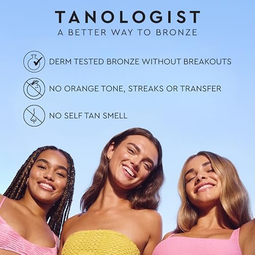 Tanologist Hydrating Daily Glow Body Lotion - Light/Medium, Gradual Self Tanner, Natural Tan, Vegan, 8.45 fl oz - görsel 8
