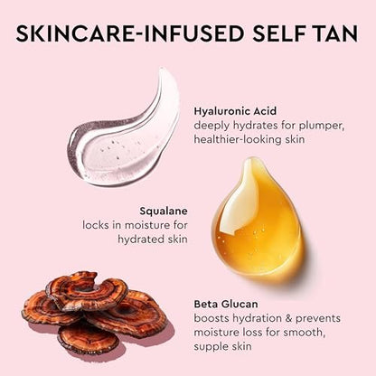 Tanologist Hydrating Daily Glow Body Lotion - Light/Medium, Gradual Self Tanner, Natural Tan, Vegan, 8.45 fl oz