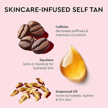 Tanologist Firming Daily Glow Body Lotion - Medium/Dark Gradual Self Tanner, Fast-Developing, Transfer-Proof, Natural Not Orange, Vegan Formula, 8.45 fl oz Avelisse