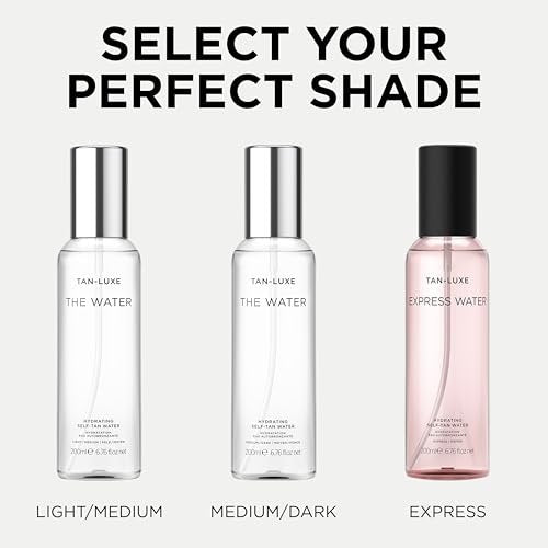 Tan-Luxe Express Water Rapid Self Tanner Spray, Hydrating Tanning Water for Natural Looking Tan, Cruelty-Free, 6.76 fl. oz Avelisse
