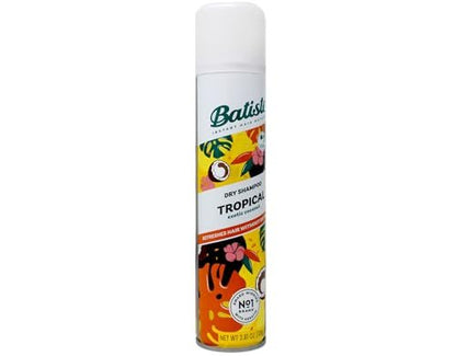 Batiste Dry Shampoo Tropical Fragrance 6.73 oz (Pack of 2) – Refresh Hair & Absorb Oil Between Washes