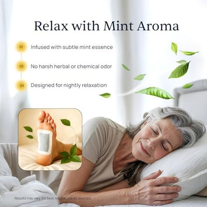 Simple Promise Xitox Foot Pads – Herbal Foot Patches for Restful Sleep & Nighttime Detox, 30 Count Avelisse