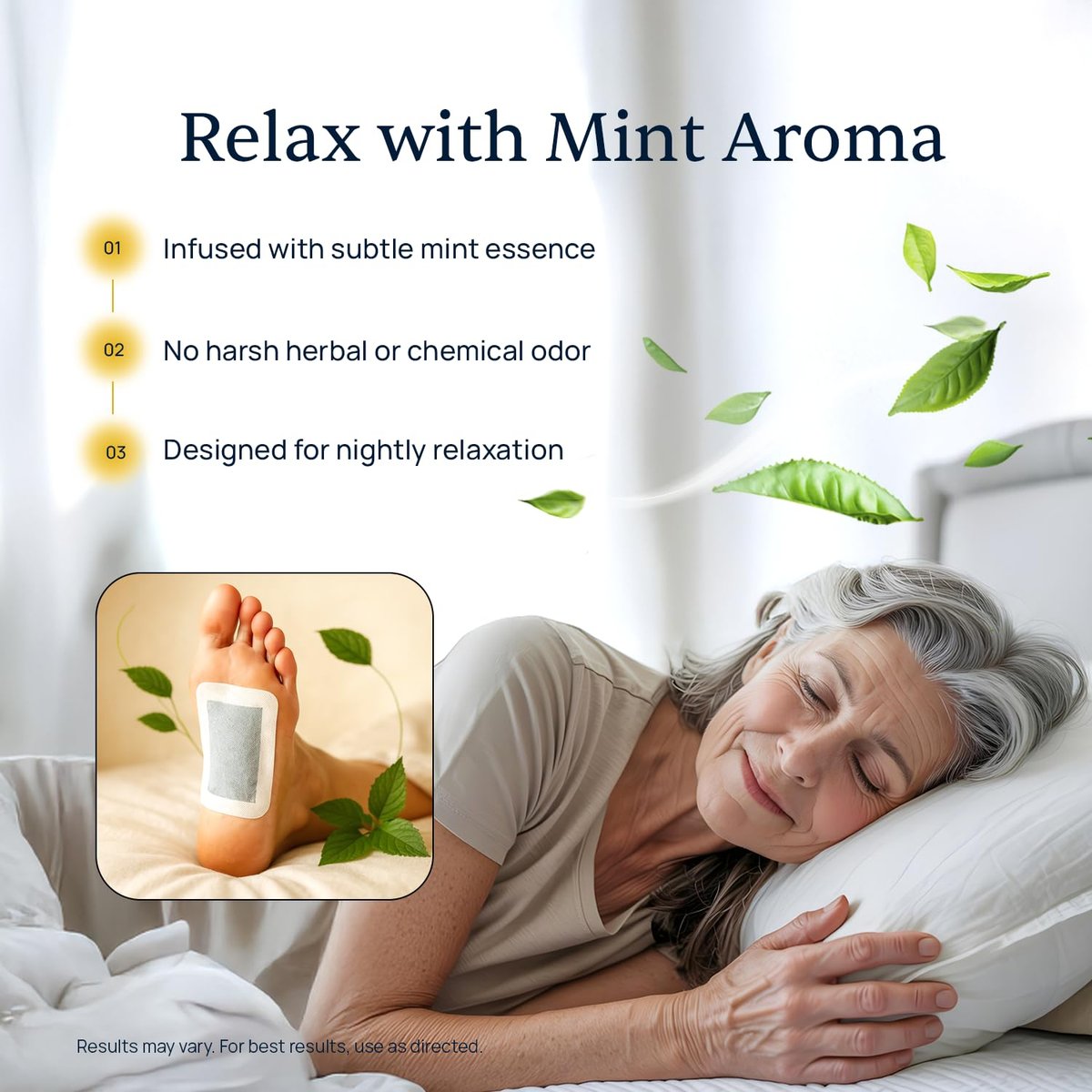 Simple Promise Xitox Foot Pads – Herbal Foot Patches for Restful Sleep & Nighttime Detox, 30 Count Avelisse