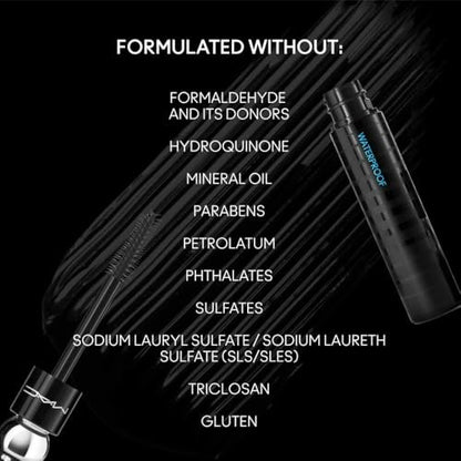 MAC Stack Superstack Mega Brush Waterproof Mascara - Black (0.41 oz) Avelisse