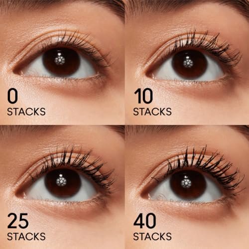MAC Stack Superstack Mega Brush Waterproof Mascara - Black (0.41 oz) Avelisse
