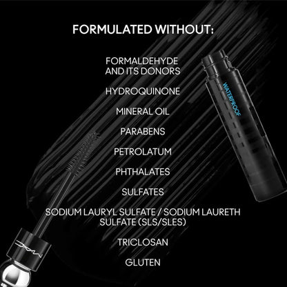 MAC Stack Superstack Mega Brush Waterproof Mascara - Black (0.41 oz) Avelisse