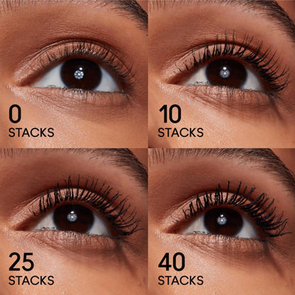 MAC Stack Superstack Mega Brush Waterproof Mascara - Black (0.41 oz) Avelisse