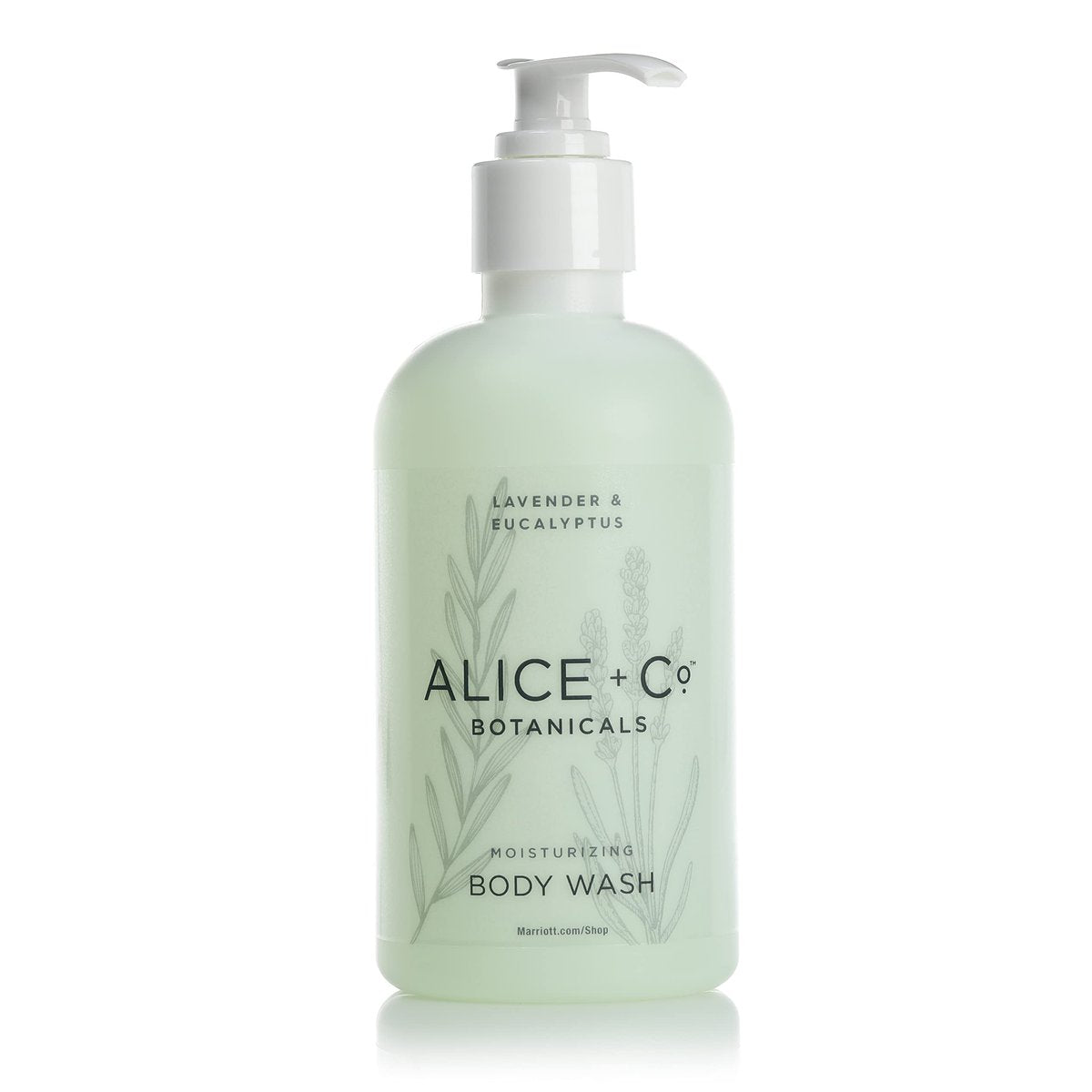 Alice + Co. Lavender & Eucalyptus Body Wash - 8.5 oz Hotel Bath Amenity Inspired by Fairfield by Marriott Avelisse