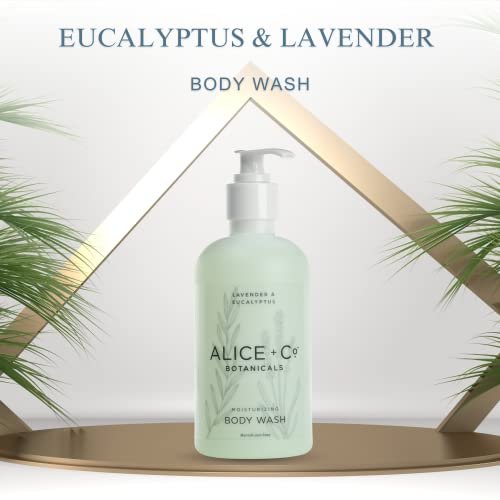 Alice + Co. Lavender & Eucalyptus Body Wash - 8.5 oz Hotel Bath Amenity Inspired by Fairfield by Marriott Avelisse