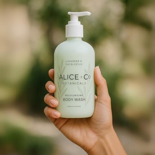 Alice + Co. Lavender & Eucalyptus Body Wash - 8.5 oz Hotel Bath Amenity Inspired by Fairfield by Marriott Avelisse