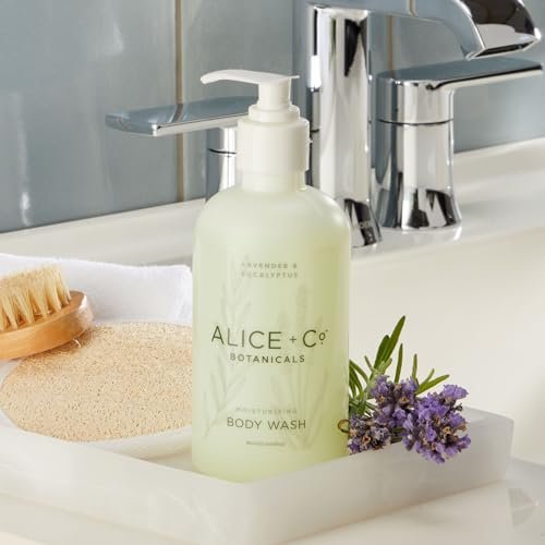 Alice + Co. Lavender & Eucalyptus Body Wash - 8.5 oz Hotel Bath Amenity Inspired by Fairfield by Marriott Avelisse