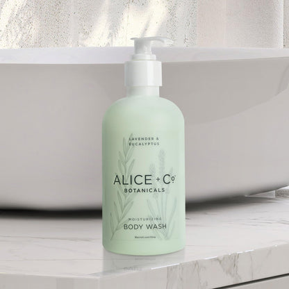 Alice + Co. Lavender & Eucalyptus Body Wash - 8.5 oz Hotel Bath Amenity Inspired by Fairfield by Marriott Avelisse