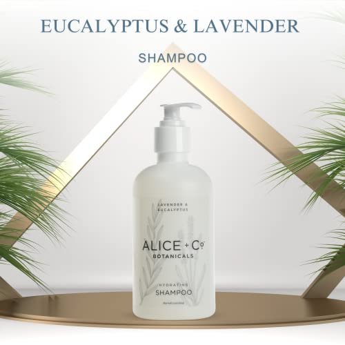 Alice + Co. Lavender & Eucalyptus Shampoo – 8.5 oz Hotel Bath Amenity Inspired by Fairfield by Marriott Avelisse