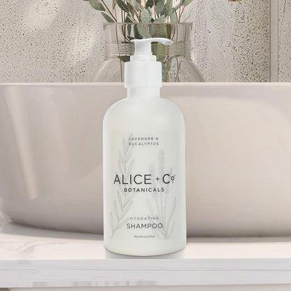 Alice + Co. Lavender & Eucalyptus Shampoo – 8.5 oz Hotel Bath Amenity Inspired by Fairfield by Marriott Avelisse