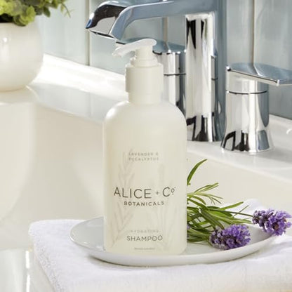 Alice + Co. Lavender & Eucalyptus Shampoo – 8.5 oz Hotel Bath Amenity Inspired by Fairfield by Marriott Avelisse