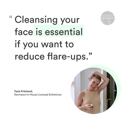 Dermazen Purifying Facial Cleanser for Red, Flaky Skin | Steroid-Free & Malassezia-Safe | Reduces Visible Redness & Buildup | Step 1 of Dermazen System | 4 fl oz Avelisse