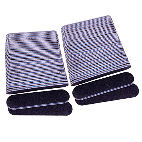 GigaGround Small Nail Files Bulk (50 Pcs) - 3.6 Inches Emery Board Nail File for Acrylic and Natural Nails, 100/180 Grit Double Sided Fingernail Filer Pack, Mini Professional Filers Manicure Pedicure Set - görsel 13