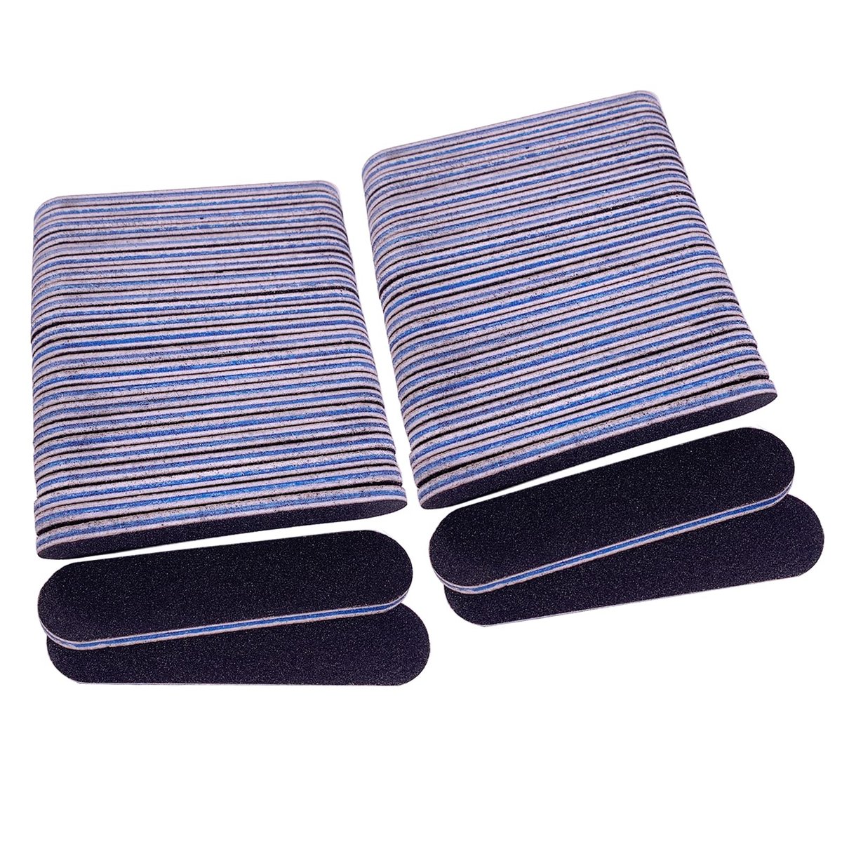 GigaGround Small Nail Files Bulk (50 Pcs) - 3.6 Inches Emery Board Nail File for Acrylic and Natural Nails, 100/180 Grit Double Sided Fingernail Filer Pack, Mini Professional Filers Manicure Pedicure Set - görsel 12