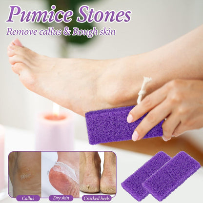 Dunzy 200 Pcs Disposable Pumice Stones for Feet - Professional Pedicure Callus Remover Blocks for Spa Salon Pedicure Supplies, Foot Exfoliating Scrubber for Dead Skin and Heel Care Avelisse