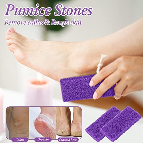 Dunzy 200 Pcs Disposable Pumice Stones for Feet - Professional Pedicure Callus Remover Blocks for Spa Salon Pedicure Supplies, Foot Exfoliating Scrubber for Dead Skin and Heel Care Avelisse